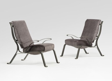 View full screen - View 1 of Lot 615. Pair of Armchairs.