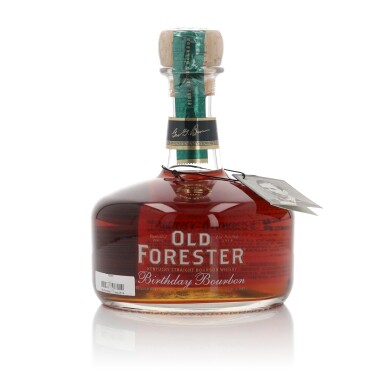 View full screen - View 1 of Lot 277. Old Forester 12 Year Old Birthday Bourbon 2014 Release 97 Proof 2002 (1 BT 75cl).