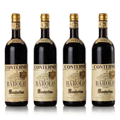 View full screen - View 1 of Lot 331. Barolo Riserva, Monfortino 1995 Giacomo Conterno (4 BT).