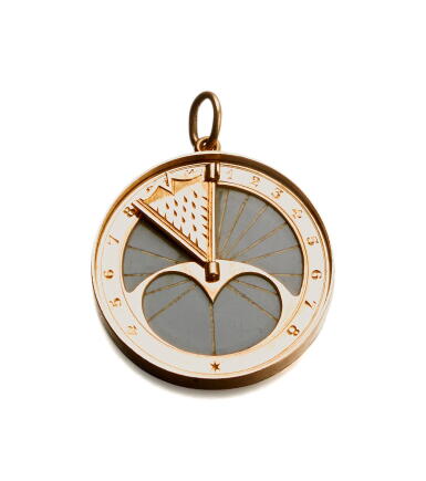 View full screen - View 1 of Lot 1082. GÜBELIN | POCKET SUNDIAL.