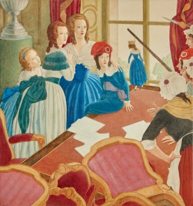 View full screen - View 1 of Lot 277. Edmund Dulac | Marie Antoinette, 1934, signed by the artist.