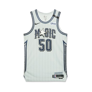 View full screen - View 1 of Lot 179. Cole Anthony Orlando Magic 2023-2024 Game Issued City Edition Jersey .