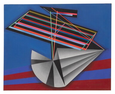 View full screen - View 1 of Lot 27. Sold Without Reserve | JACOB WEXLER | ABSTRACT COMPOSITION.