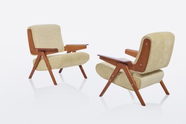 View full screen - View 1 of Lot 99. Pair of Lounge Chairs.