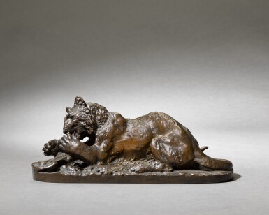 View full screen - View 1 of Lot 108. Tiger with Kill.