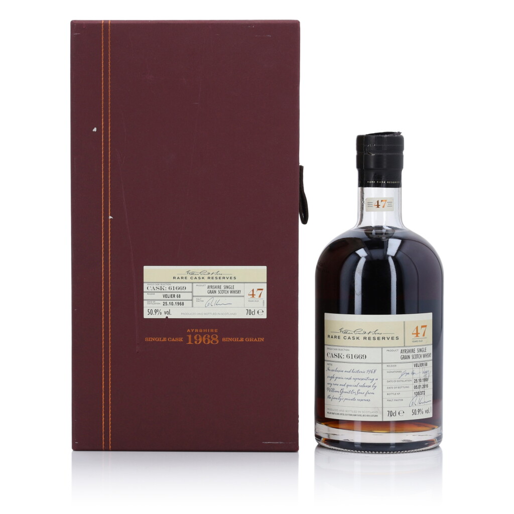View full screen - View 1 of Lot 113. Ayrshire William Grant Rare Cask Reserves 47 Year Old Cask #61669 50.9 abv 1968 (1 Bottle 70cl).