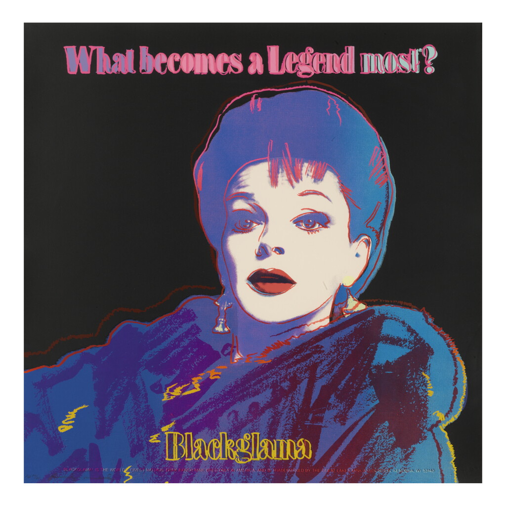 View full screen - View 1 of Lot 9. ANDY WARHOL | BLACKGLAMA (JUDY GARLAND) (F. & S. II.351).