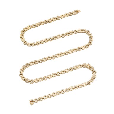 View full screen - View 1 of Lot 800. Diamond sautoir, circa 1980.