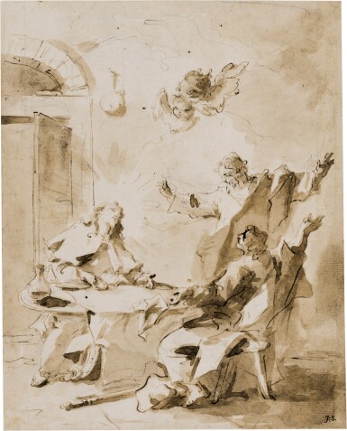 View full screen - View 1 of Lot 237. The Supper at Emmaus.