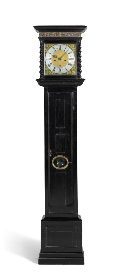 View full screen - View 1 of Lot 13. An ebony longcase clock, John Miller, London, circa 1690.