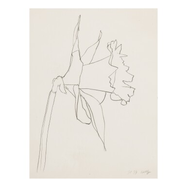 View full screen - View 1 of Lot 228. ELLSWORTH KELLY | DAFFODIL (A. 188).
