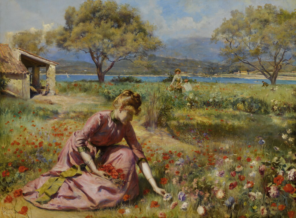 View full screen - View 1 of Lot 34. JULIUS LEBLANC STEWART | THE FIRST SPRING.