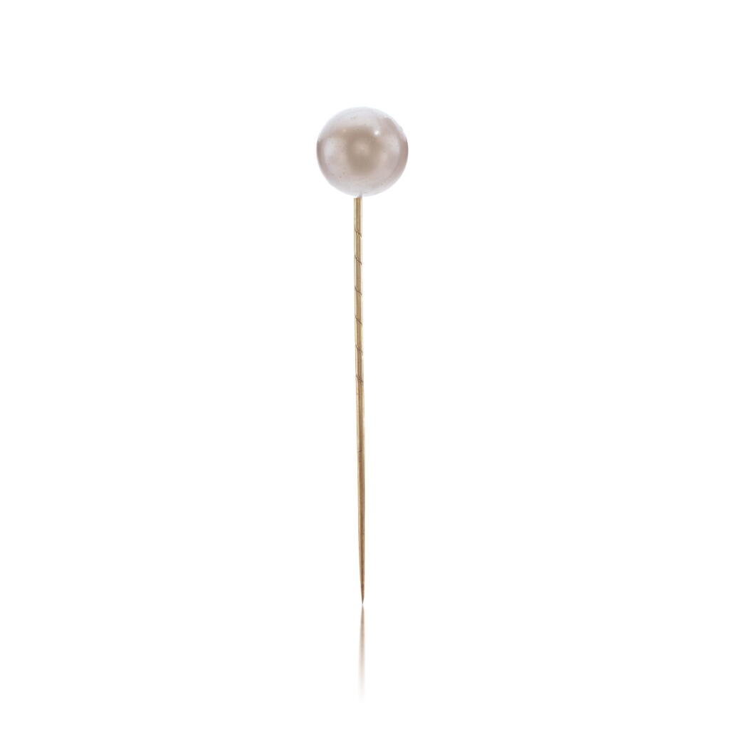 View full screen - View 1 of Lot 1111. Natural pearl tie pin, early 20th century.