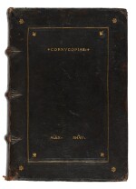 Perotti, Cornucopiae, siue linguae latinae commentarij diligentissime recogniti, Venice, Heirs of Aldo Manuzio & Andrea Torresano, May 1517, Venetian black morocco, ca. 1520, by Mendoza Binder
