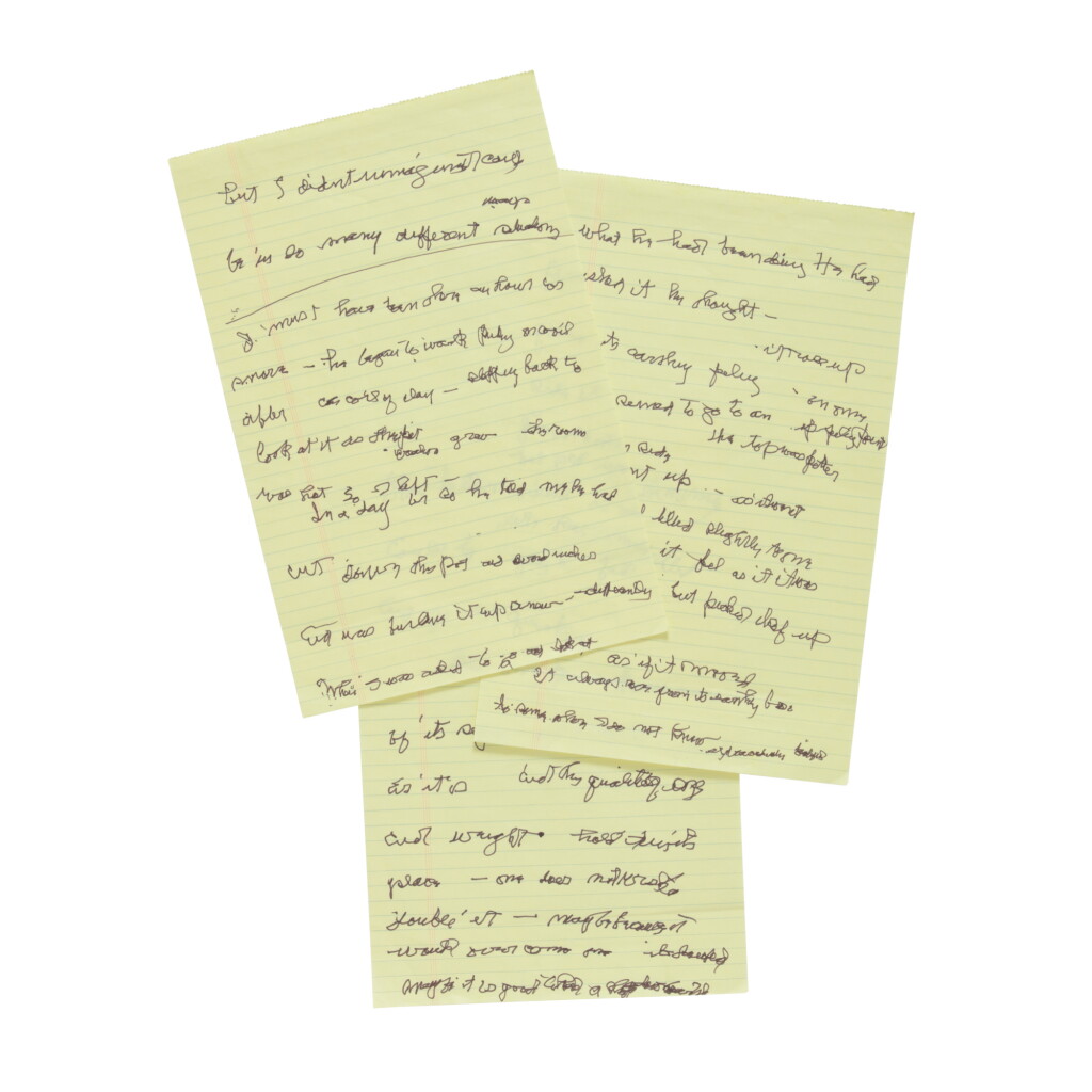 View full screen - View 1 of Lot 84. GEORGIA O'KEEFFE | AUTOGRAPH MANUSCRIPT, TITLED IN ANOTHER HAND "JUAN — ABOUT POTS".