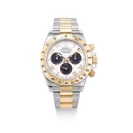 ROLEX | COSMOGRAPH DAYTONA, REFERENCE 116523, A STAINLESS STEEL AND YELLOW GOLD CHRONOGRAPH WRISTWATCH WITH BRACELET, CIRCA 2017
