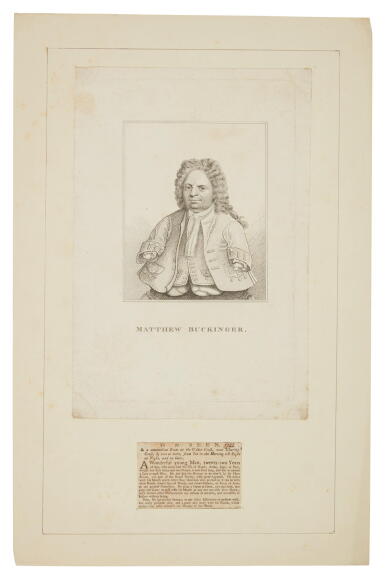 View full screen - View 1 of Lot 134. (Buchinger, Matthias) | A rival to Buchinger?.