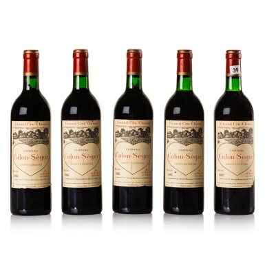 View full screen - View 1 of Lot 104. Château Calon Ségur 1985 (9 BT).