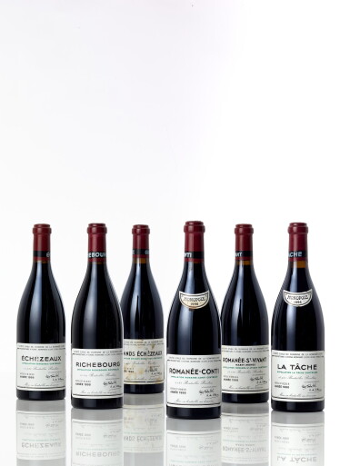 View full screen - View 1 of Lot 6451. Domaine de la Romanée-Conti Assortment 1998 Domaine de la Romanée-Conti (12 BT).