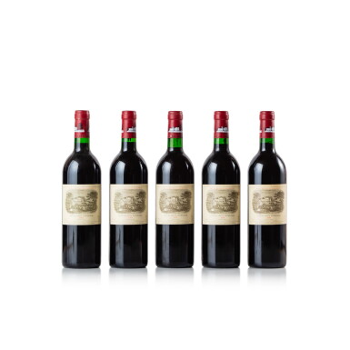 View full screen - View 1 of Lot 8. Château Lafite 1991 (5 BT).