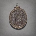 Ottoman Greek, probably Mount Athos, 17th/ early 18th century | Medallion with the Virgin and Child and Saints