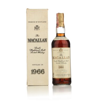 View full screen - View 1 of Lot 14. The Macallan 18 Year Old 43.0 abv 1966 (1 BT 75cl).