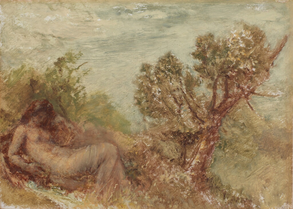 View full screen - View 1 of Lot 176. A Muse in a landscape.