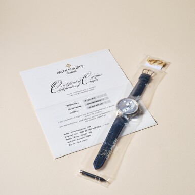 View full screen - View 1 of Lot 2350. Reference 5235 | A white gold annual calendar wristwatch with regulator dial, in single factory seal, Circa 2014.