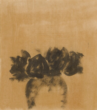 View full screen - View 1 of Lot 230. Black Flowers in a Vase.