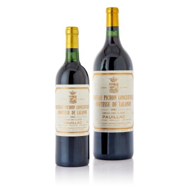 View full screen - View 1 of Lot 2970. Château Pichon Longueville, Lalande 1982 (4 MAG).