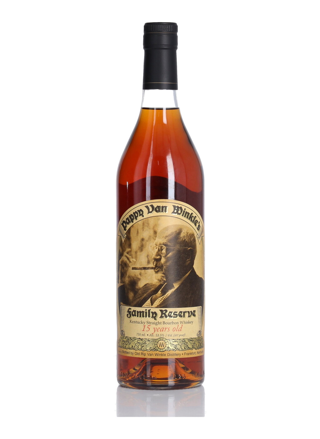 View full screen - View 1 of Lot 72. Pappy Van Winkle's 15 Year Old Family Reserve 107 Proof NV (1 BT 75cl).