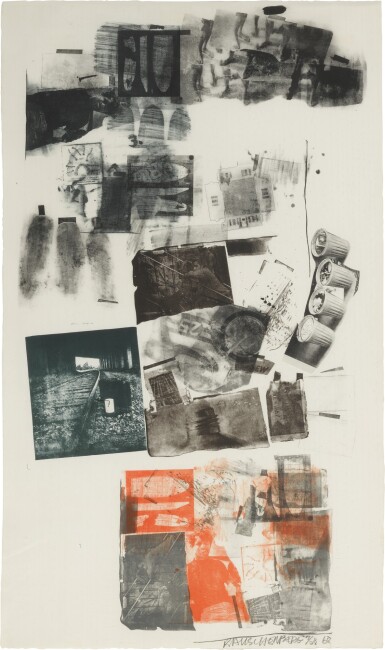 View full screen - View 1 of Lot 15. ROBERT RAUSCHENBERG | WATER STOP (FOSTER 50).