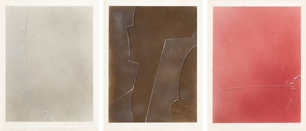 View full screen - View 1 of Lot 359. Broken Glass with Specks, Fractured Pane & Cracked Pane (Three Works).