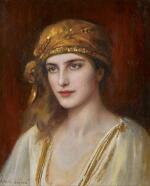 ALBERT LYNCH | Girl in a Golden Headdress
