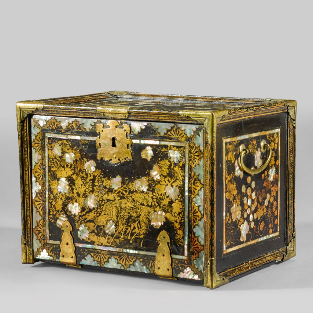 View full screen - View 1 of Lot 42. An export lacquer cabinet for the Portuguese market | Momoyama period, late 16th century.
