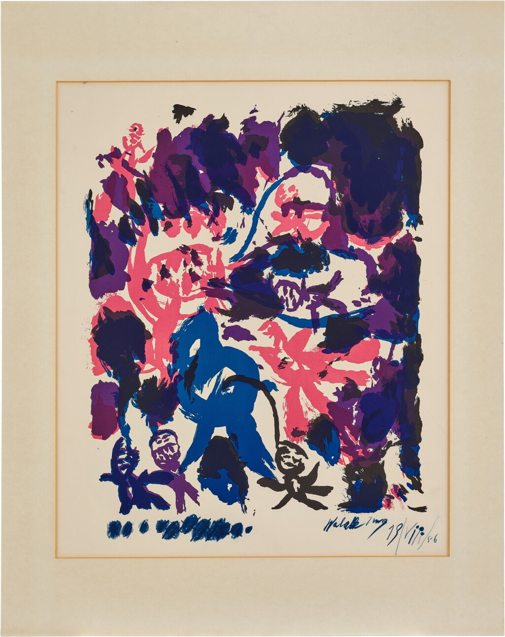 View full screen - View 1 of Lot 2061. Walasse Ting 丁雄泉 | Untitled 無題.
