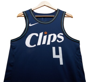 View full screen - View 1 of Lot 87. Brandon Boston Jr. Los Angeles Clippers 2023-2024 Game Worn City Edition Jersey.