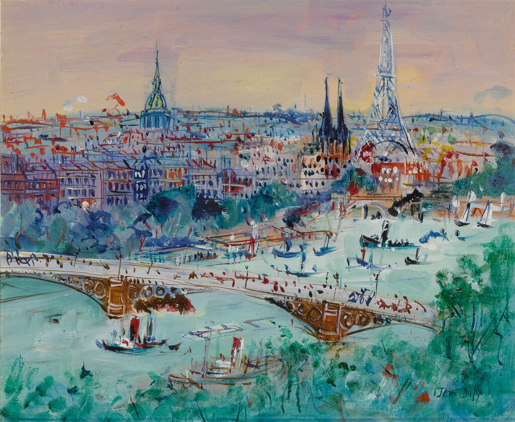 View full screen - View 1 of Lot 15. La Seine au pont du Carrousel.