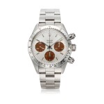Reference 6265 Daytona A stainless steel chronograph wristwatch with bracelet and tropical registers, Made for the Peruvian Airforce, Circa 1973