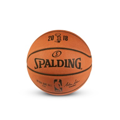 View full screen - View 1 of Lot 25. Game Issued 2018 NBA Finals Golden State Warriors vs. Cleveland Cavaliers Basketball.