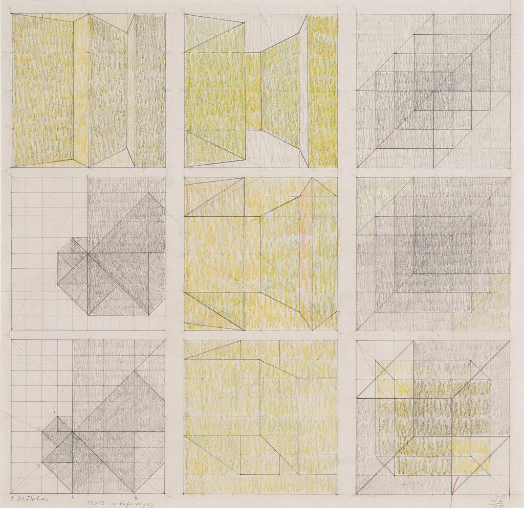 View full screen - View 1 of Lot 991. Nine Sketches.