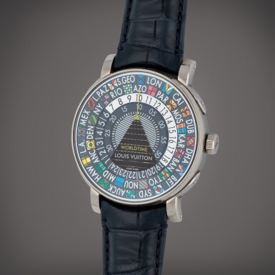 View full screen - View 1 of Lot 275. Escale Worldtime, Reference Q5EK5 | A white gold and titanium world time wristwatch with 24-hour indication | Circa 2016.