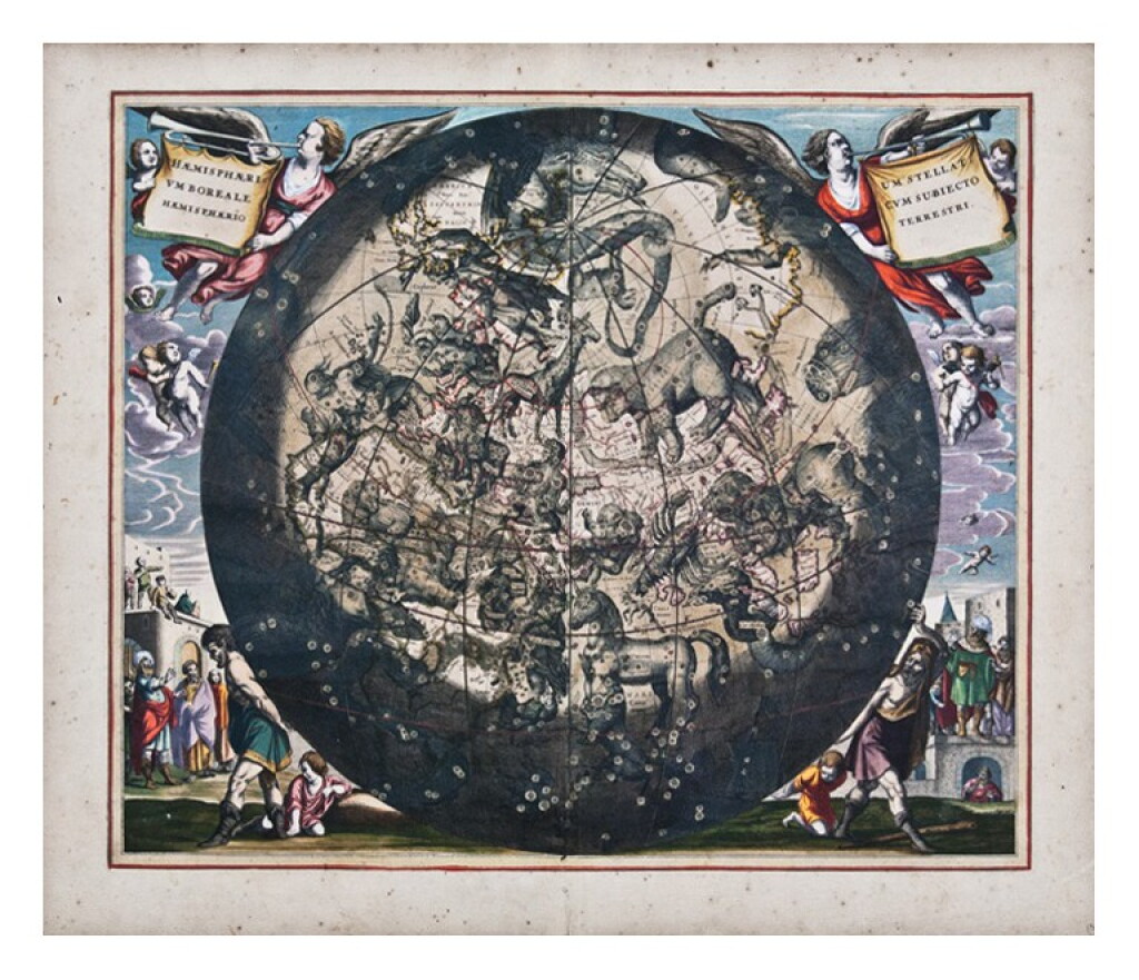 View full screen - View 1 of Lot 131. Cellarius, Andreas | One of the finest celestial charts ever produced.