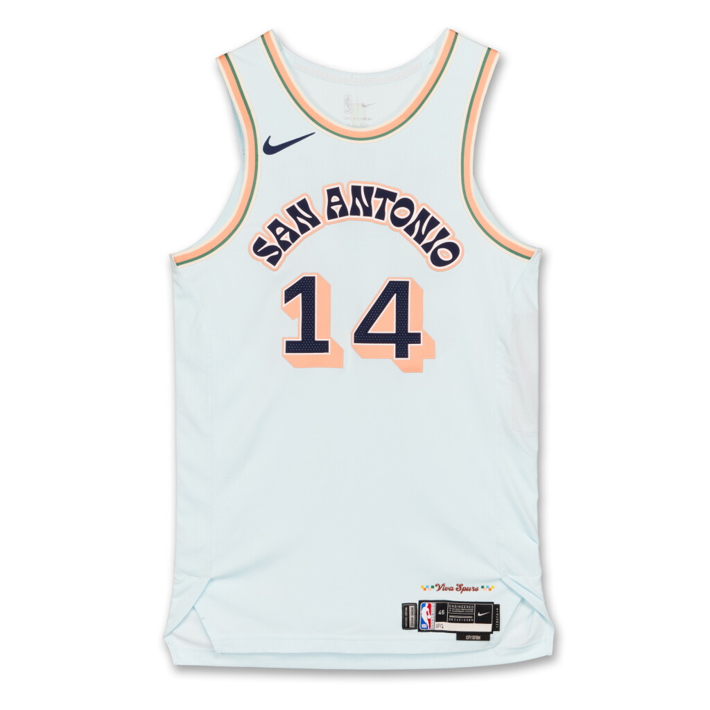 全萤幕检视 - 查看181Blake Wesley San Antonio Spurs 2024-2025 Game Issued City Edition Jersey 的1