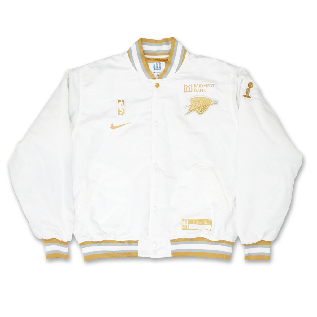 View full screen - View 1 of Lot 10. Isaiah Joe ‘Ring Ceremony’ Oklahoma City Thunder 2025-2026 NBA Tip-Off Game Worn Jacket.