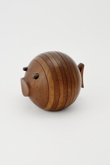 View full screen - View 1 of Lot 22. A DANISH TEAK "FISH" COASTER SET.