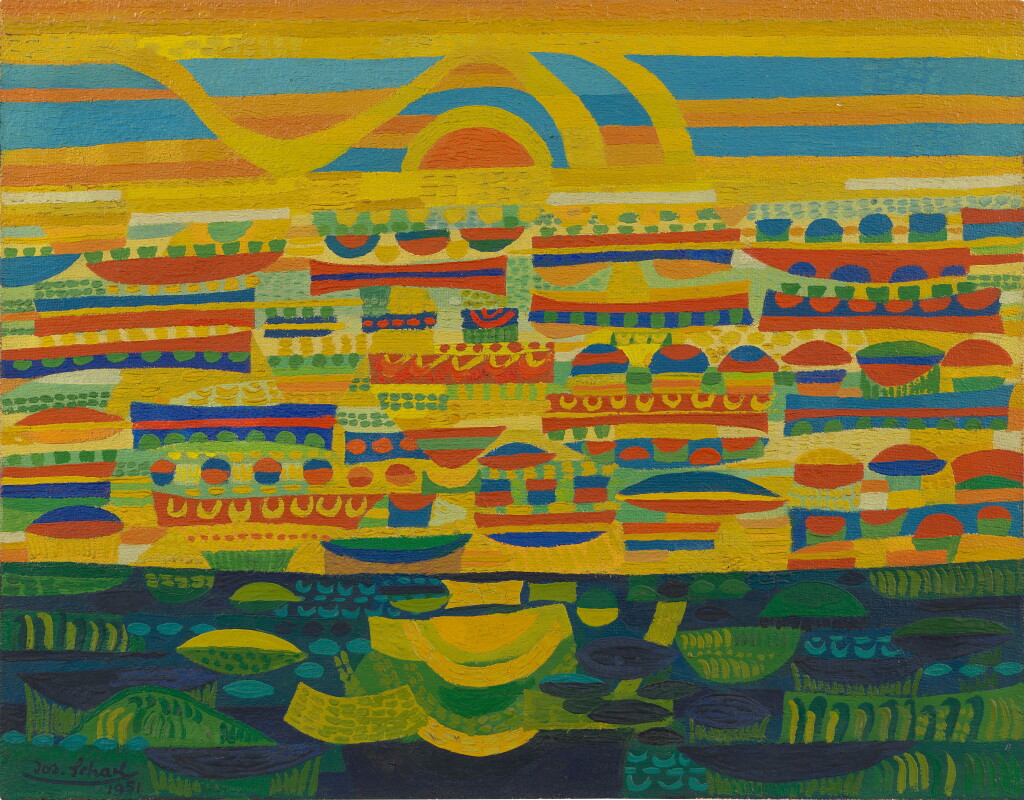 View full screen - View 1 of Lot 58. Sonnige Landschaft (Sunny Landscape) .