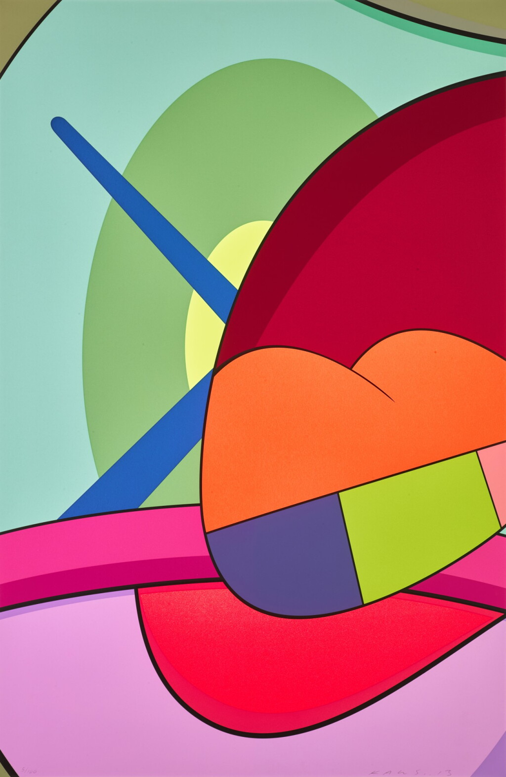 View full screen - View 1 of Lot 470. KAWS | UPS AND DOWNS: ONE PRINT.