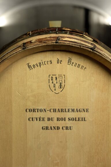 View full screen - View 1 of Lot 6. Corton-Charlemagne Grand Cru, Cuvée Roi Soleil 2022, Hospices de Beaune aged by Domaine Leflaive (1 MAG).
