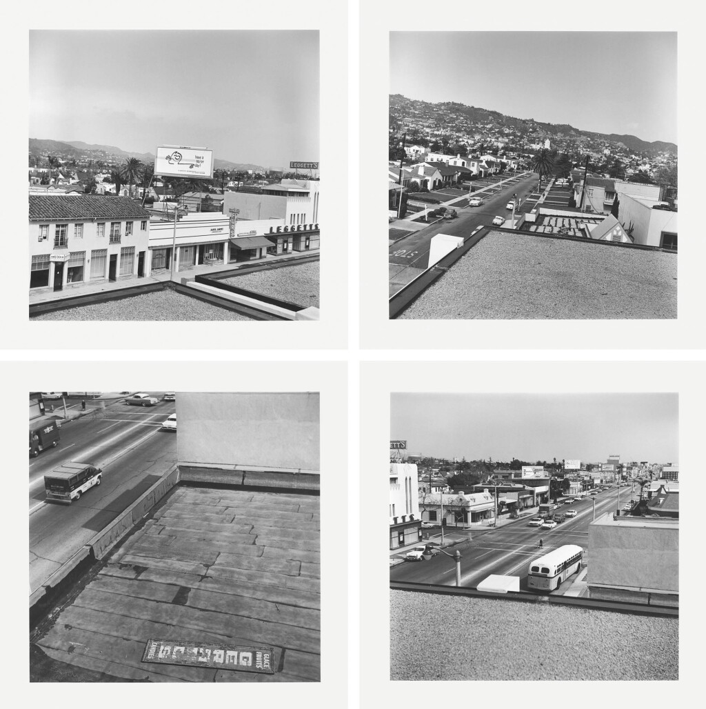 View full screen - View 1 of Lot 98. ED RUSCHA | ROOFTOPS.